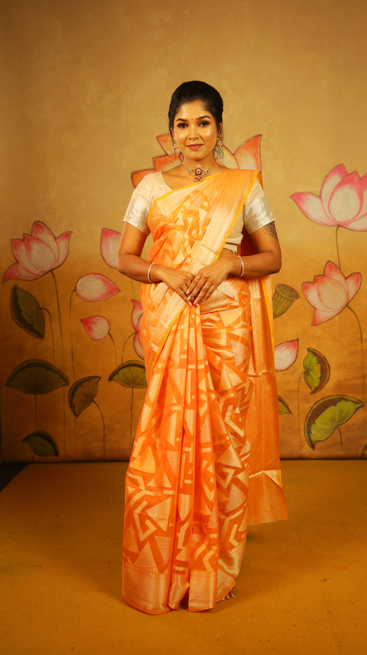 Elegant handwoven ethnic drape