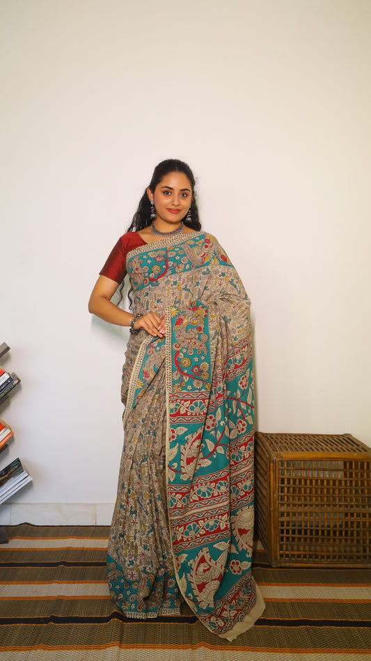 multicolor saree